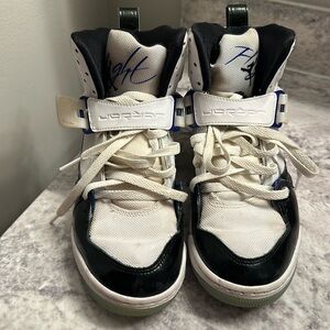 Nike Jordan Flight 45 High Shoes Men's Size 8 White Black Concord DC2571-100